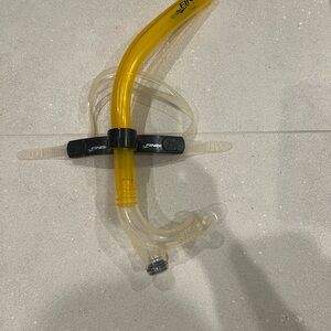 Finis yellow center mount swimming snorkel